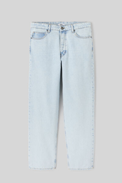 Jean loose bleach