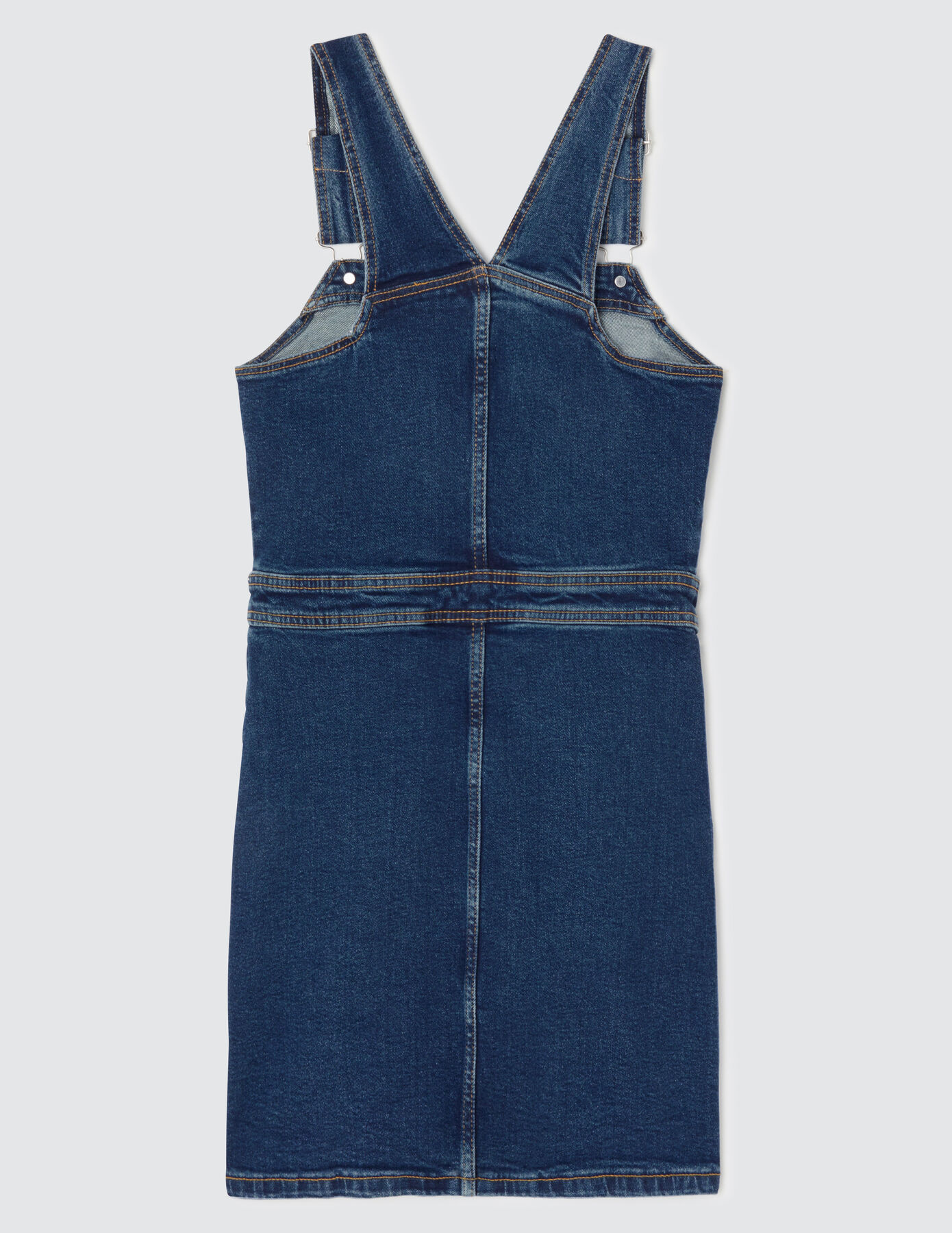 Robe chasuble en denim