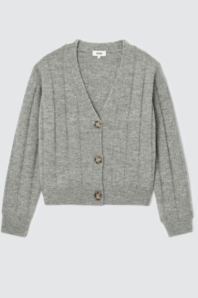 Gilet col V uni