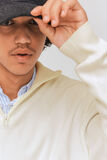 Pull col montant zippé