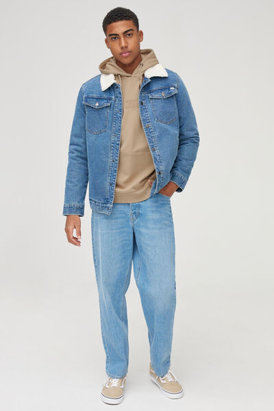 Sweat-shirt loose brodé BZB