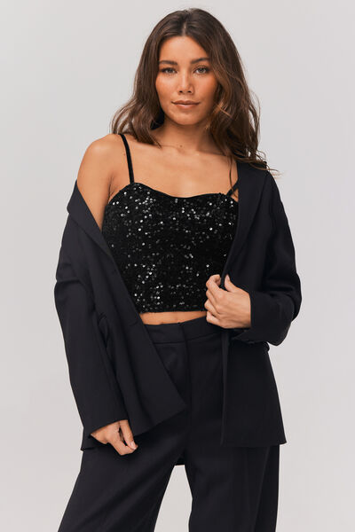Top à sequins