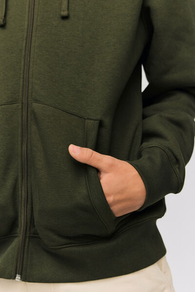 Sweatshirt zippé basique