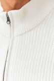 Pull avec col montant zippé