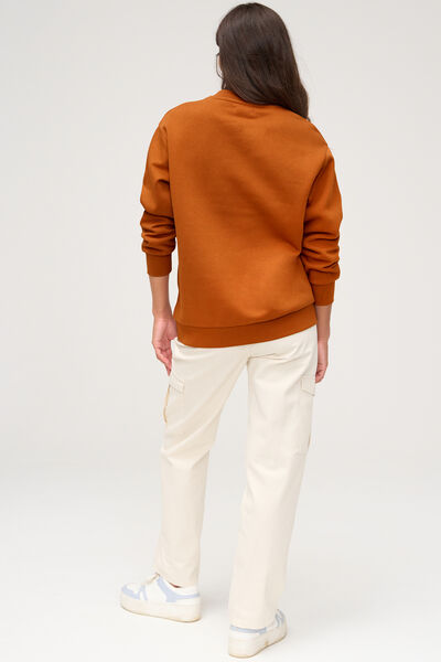 Sweat col rond oversize imprim&eacute;