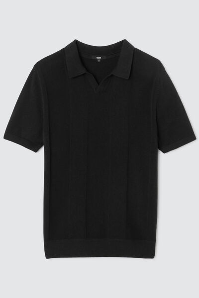 Polo maille fantaisie