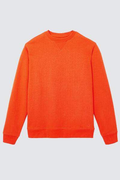 Sweat uni col rond