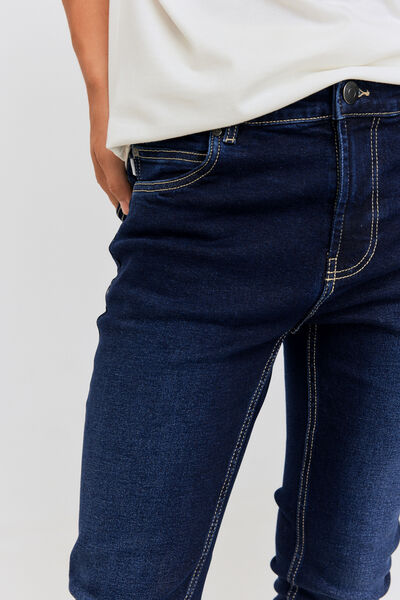 Jean slim basique stone foncé