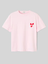 T-shirt imprim&eacute; devant