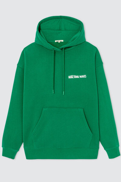 Sweat imprimé devant/dos oversize