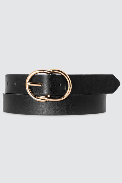 Ceinture basique boucle fantaisie CELIA