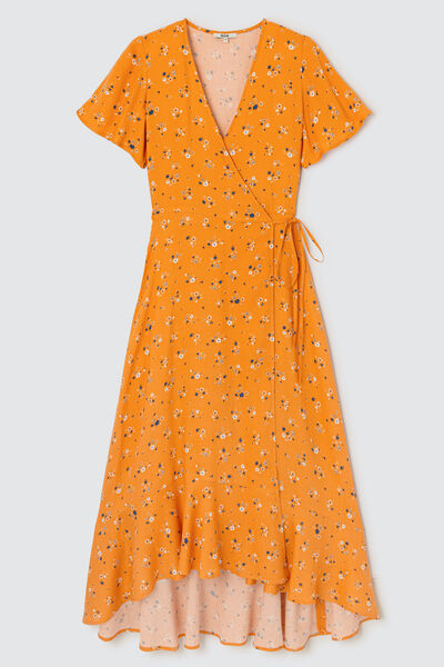Robe longue imprimée