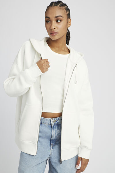 Sweat oversize zipp&eacute;