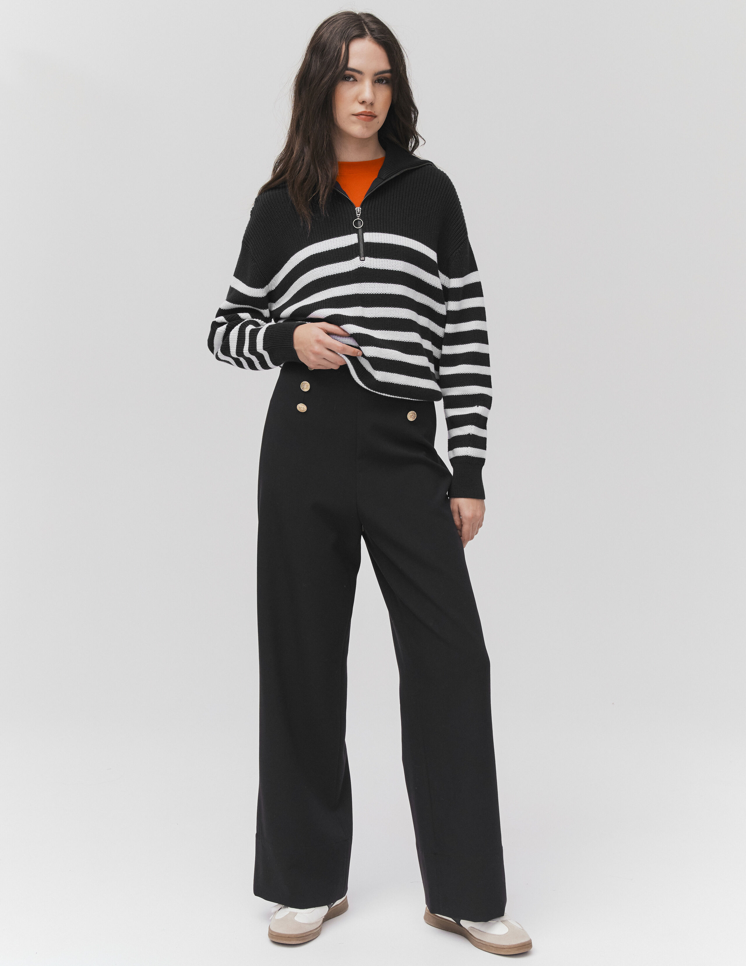 Pantalon fluide deals femme ronde