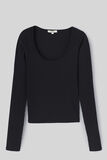 T-shirt manches longues uni