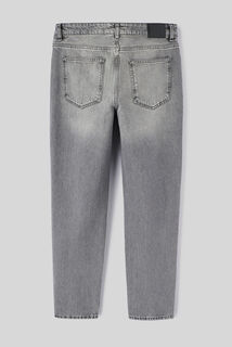 Jean relaxed gris moyen