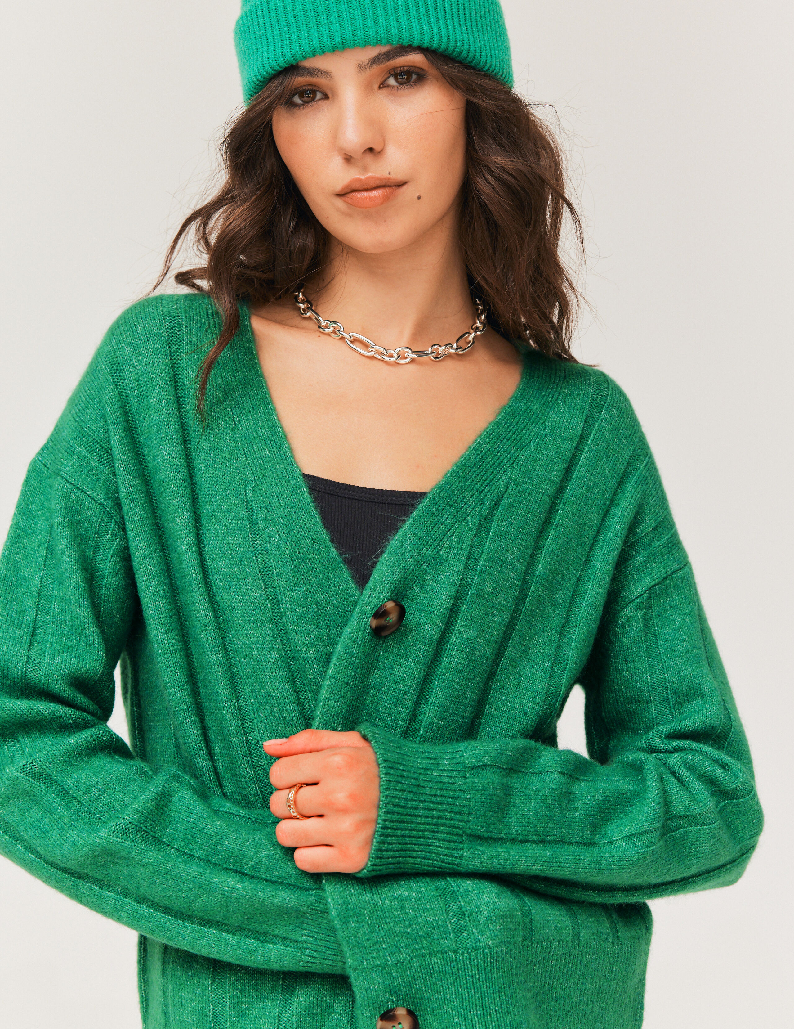 Cardigan hotsell vert femme