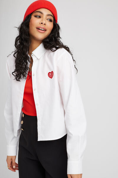 BSB Chemise en Sky Frangée