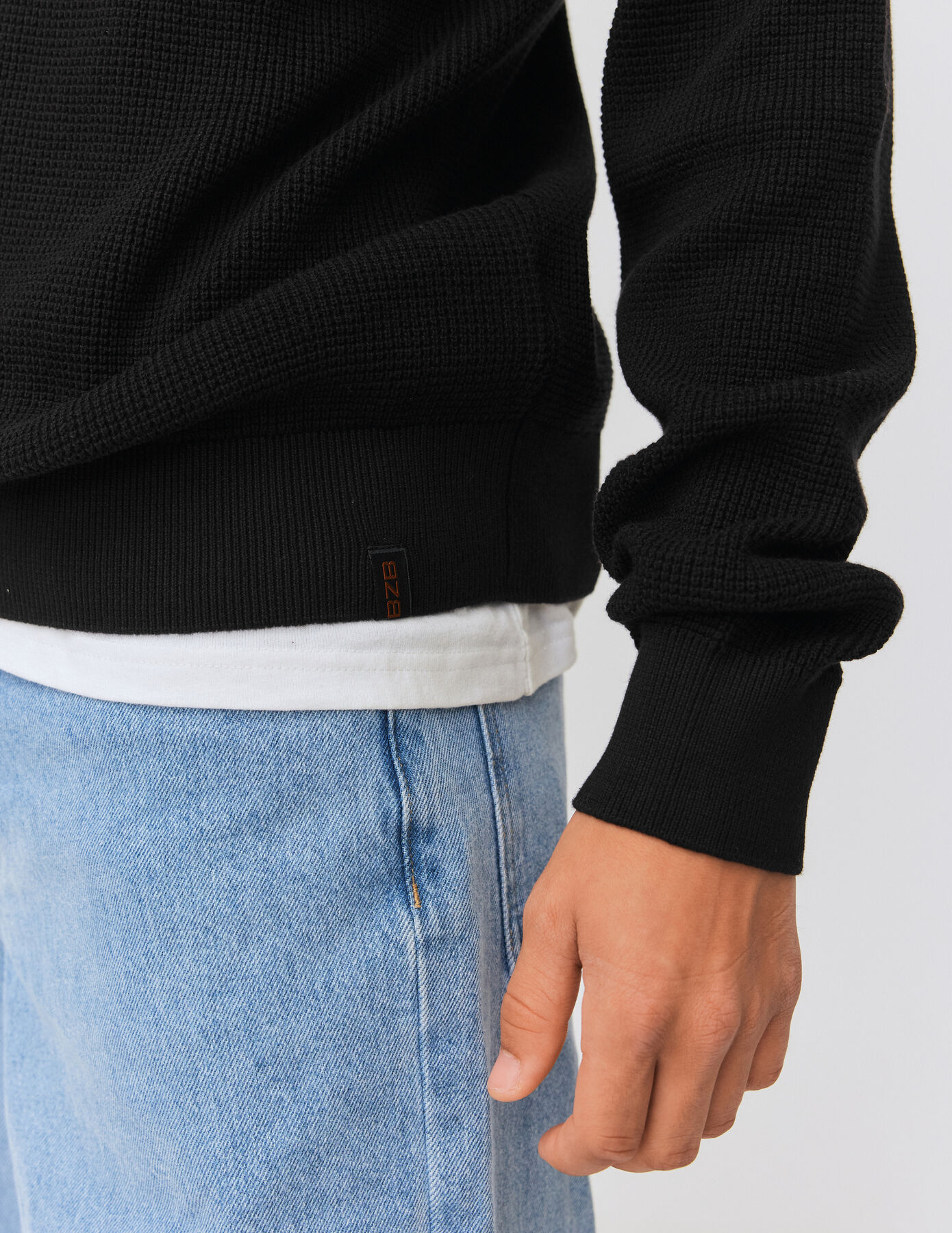 Pull maille fantaisie