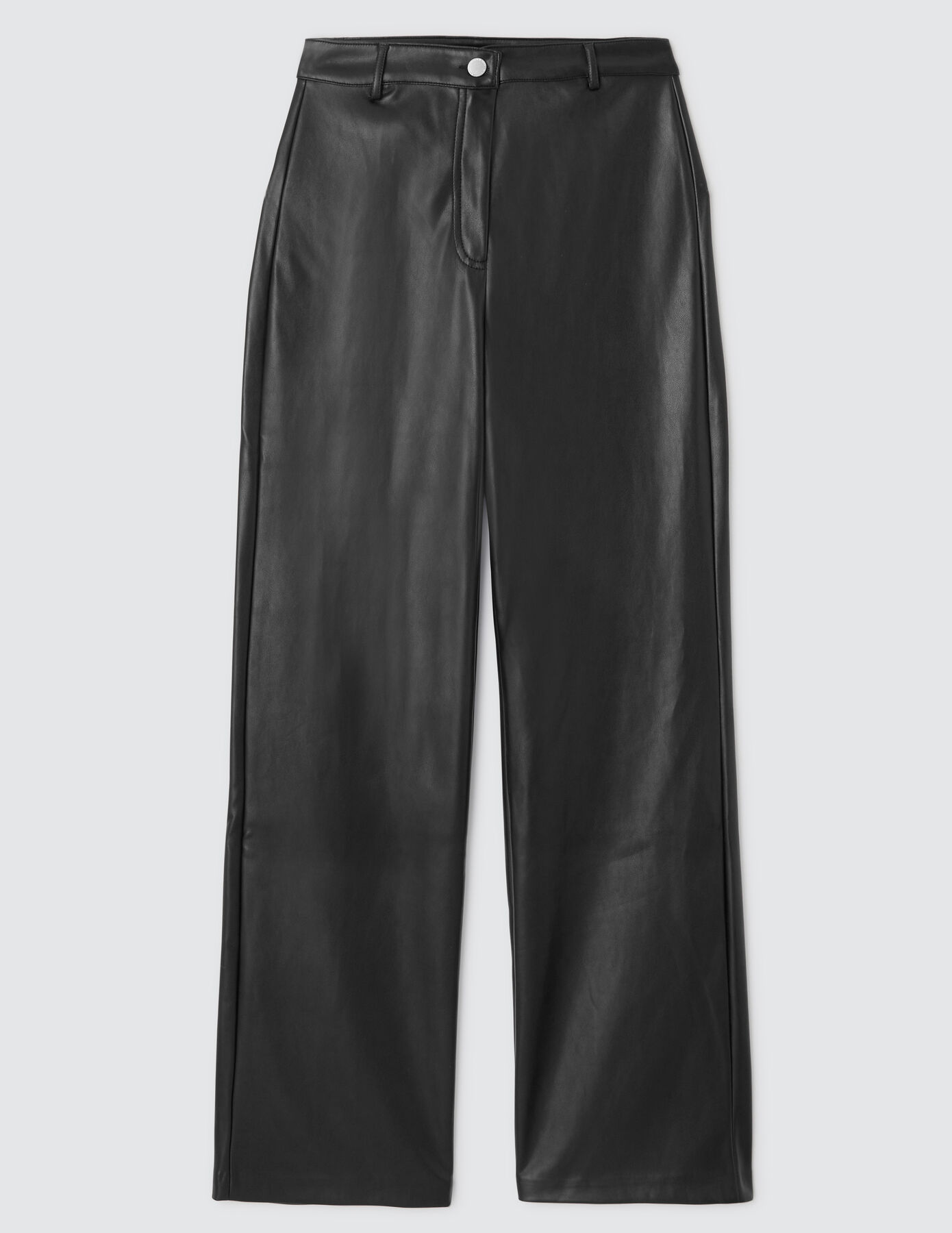 Pantalon en tissu enduit
