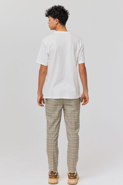 Pantalon city à carreaux