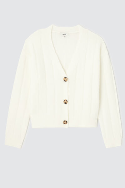 Gilet col V uni