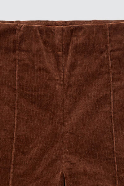 Pantalon flare en velours