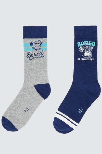 Lot de 2 paires de chaussettes BZB x BORED