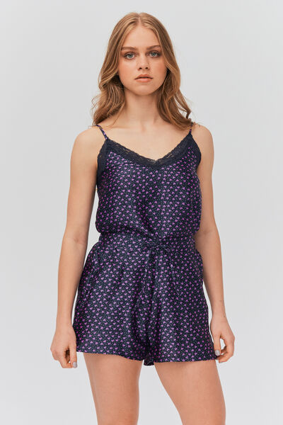 Haut pyjama satin