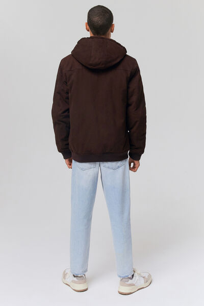 Blouson chaud uni canvas