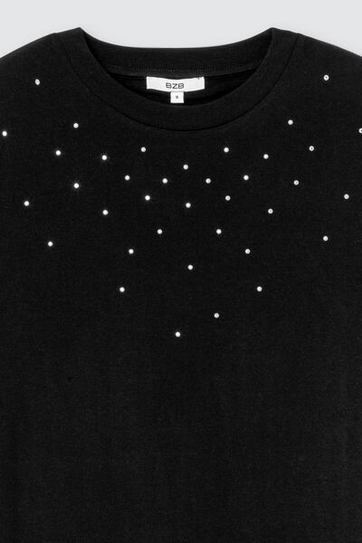 T-shirt avec strass