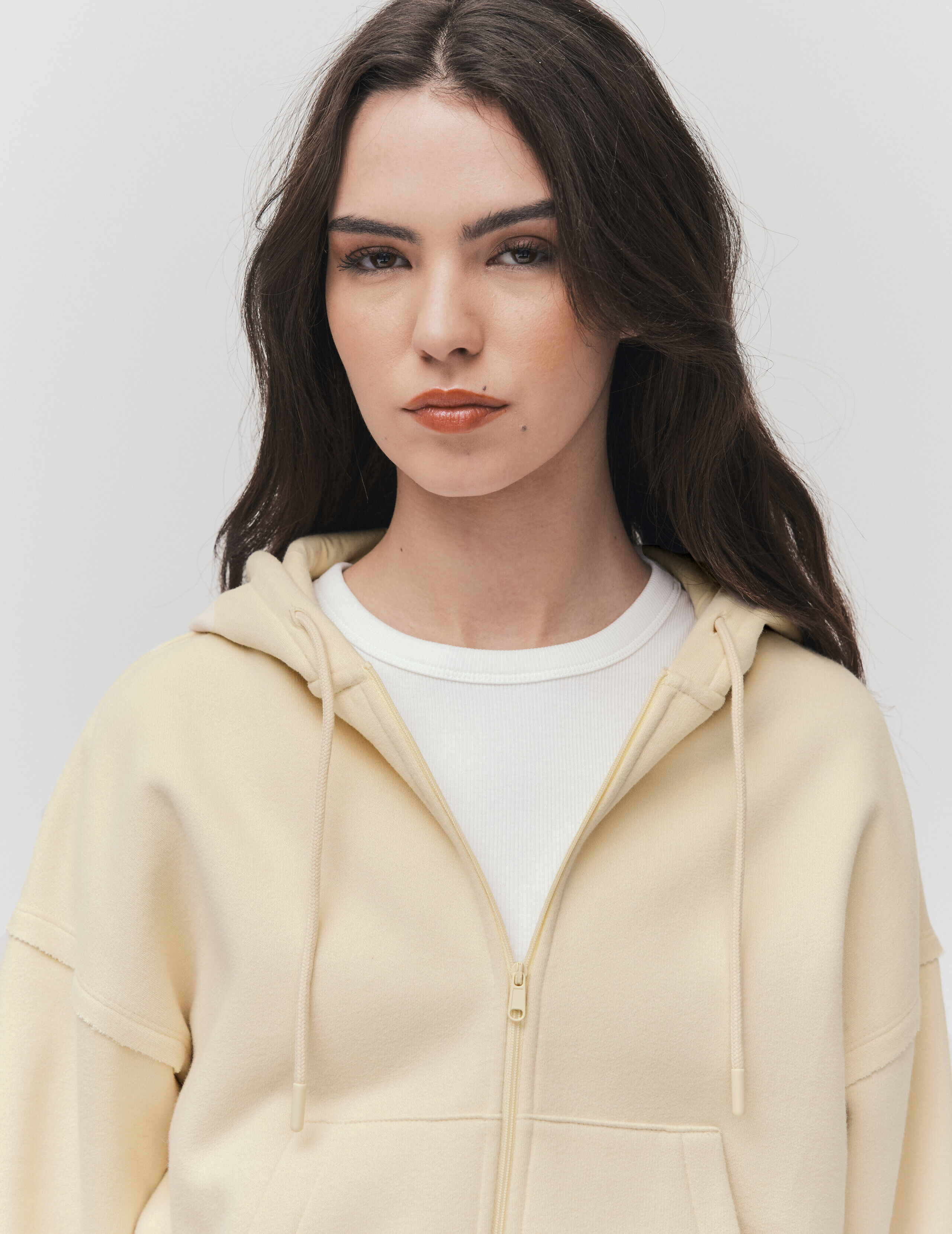 Sweat court zippé best sale