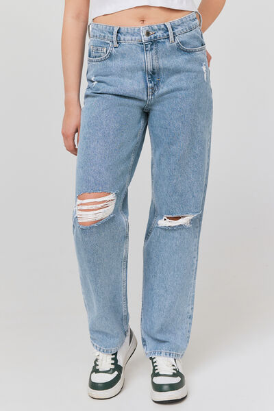 Jean boyfriend destroy taille standard