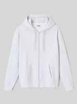 Sweat zipp&eacute; &agrave; capuche