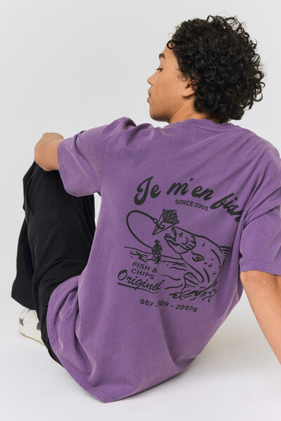 T-shirt humour imprimé devant dos