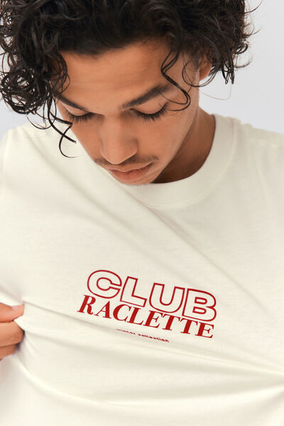 T-shirt brodé raclette