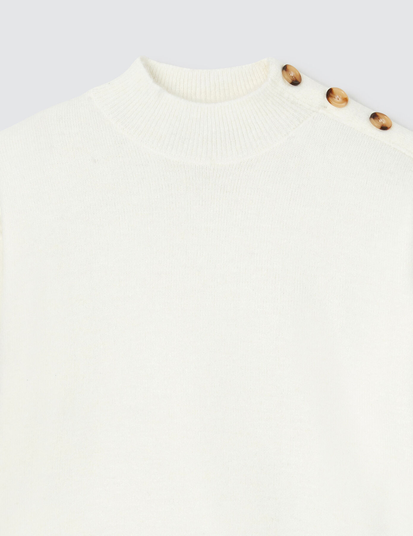 Pull boutons épaule