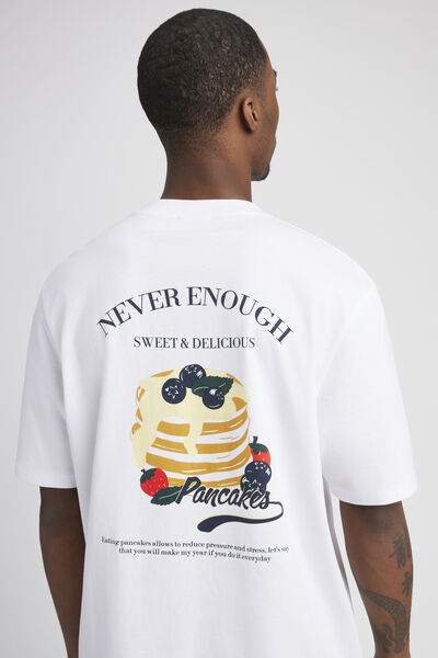 T-shirt imprimé devant dos food