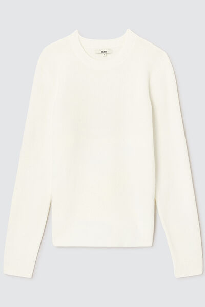 Pull col rond uni