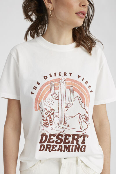 T-shirt imprimé western