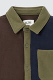 Surchemise polaire colorblock
