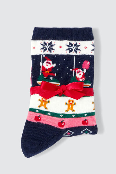 Chaussettes prêt à offrir jacquard Noel