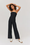 Combinaison pantalon bustier à rayures