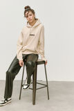 Pantalon en tissu enduit