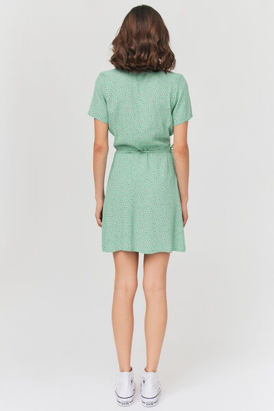 Robe portefeuille imprimée