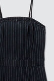 Combinaison pantalon bustier à rayures