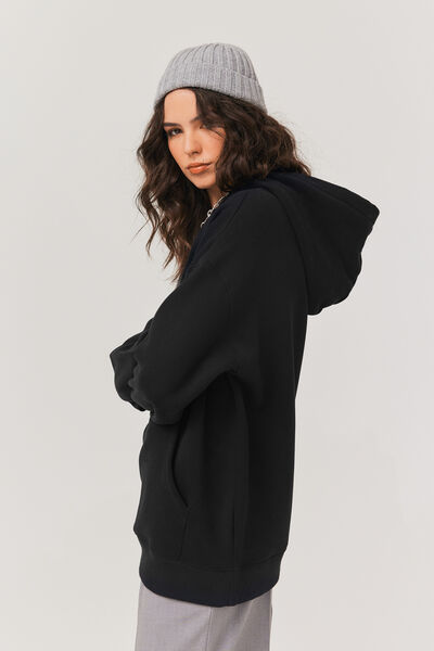 Sweat capuche imprimé