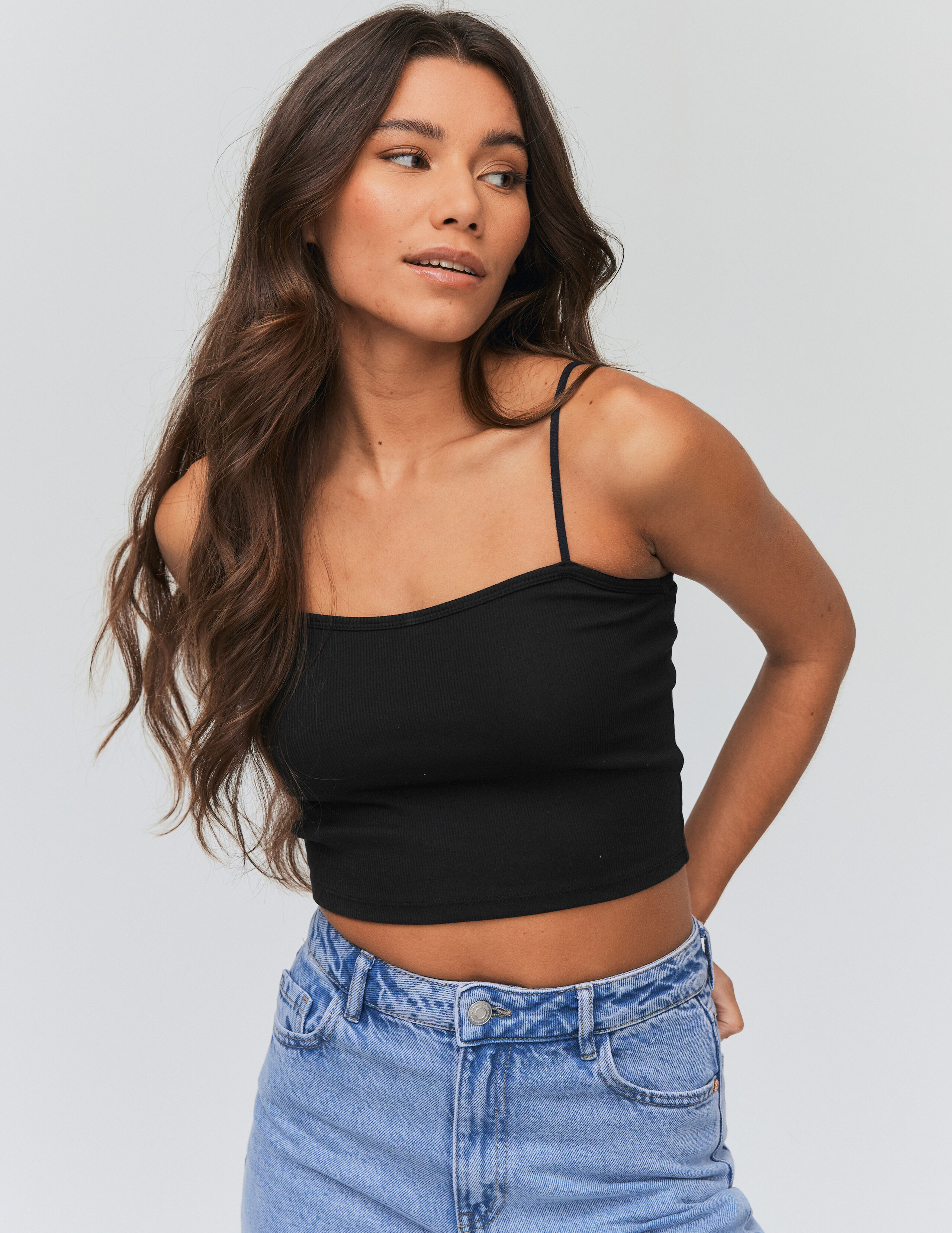 Top Noir Femme BZB