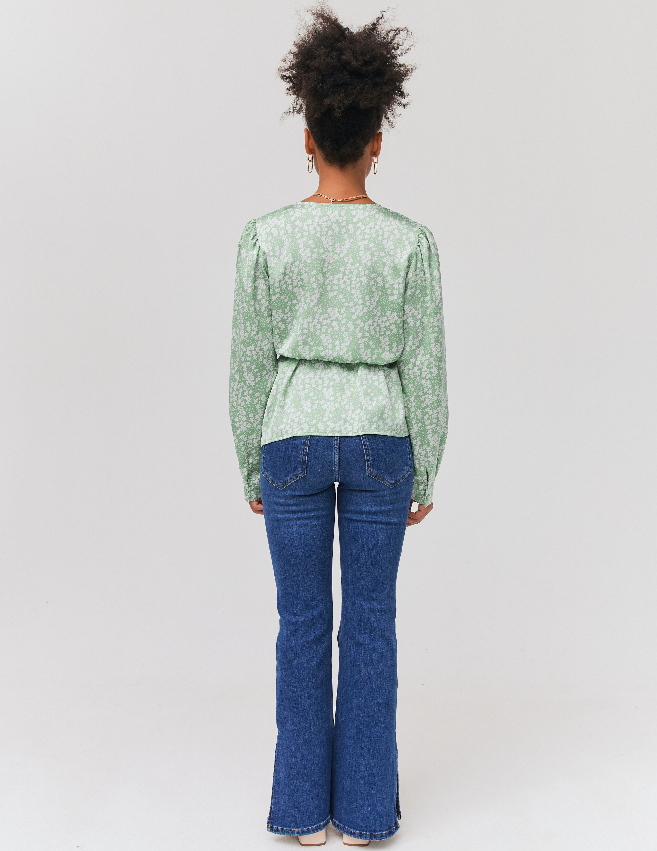 Blouse cache coeur zara 2025