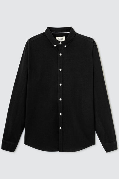 Chemise unie ajustée